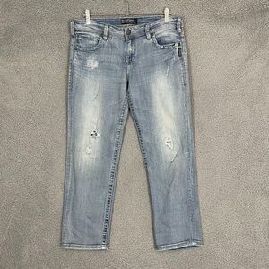 Silver Jeans Boyfriend Light Blue Denim